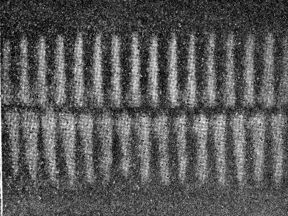 M0014862: Oscillograph showing sustained oscillations, 1925