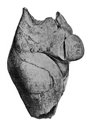 view Female torso sculpted in ivory, Upper Palaeolithic period.