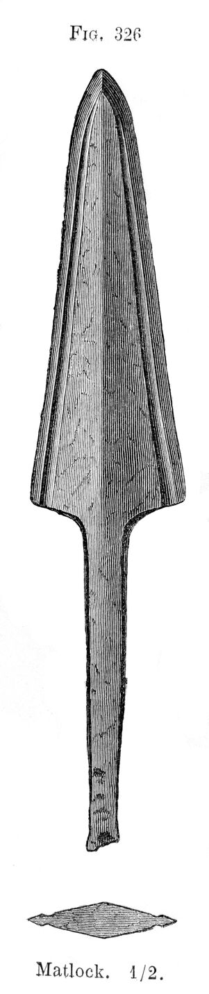 view Bronze tanged spear-head.