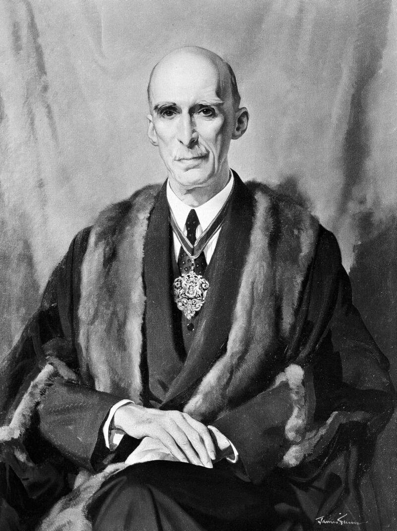Portrait of Sir Hugh Bart. Lett, 1876-?, by Paul Laib