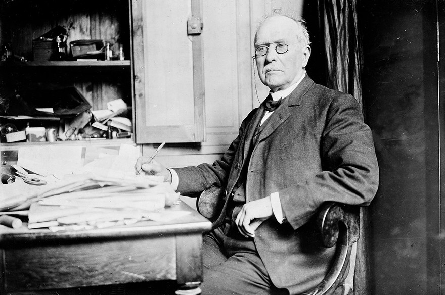 M0015154: Portrait of Edouard Branly (1844-1940)