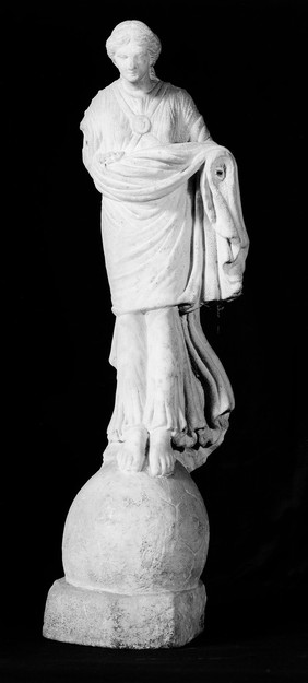 M0015205: Statue of Nike, Ancient Greek Goddess of Victory,  c.50 B.C. - 50 A.D.