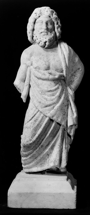 view Statue of Aesculapius from the Grecian part of Roman Empire