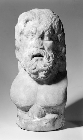 Votive bust of Aesculapius.