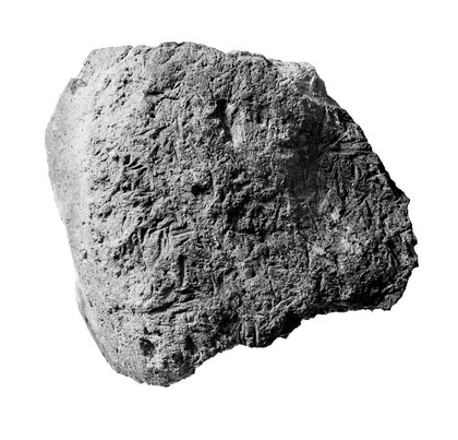 Potsherd from a site of Broch age at Valtos.