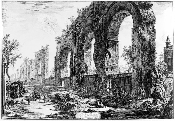 M0015404: The Aquaduct of Nero, Piranesi