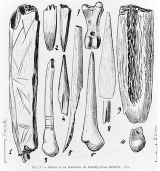 Upper Paleolithic bone-work, Chatelperron