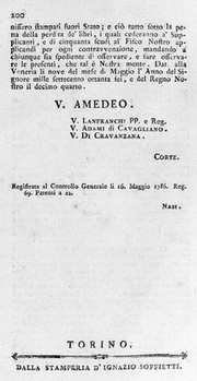 M0015618: Page from Bertrandi: <i>Opere</i> volume I, 1786