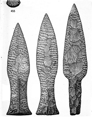 M0015750: Three types of Neolithic dagger
