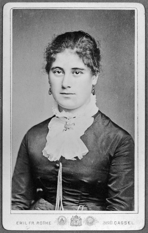 Portrait of Mrs. T. R. Lewis taken in Cassel.