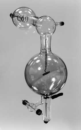 X-ray tube combined with a Villard valve.Circa 1900