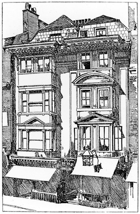 The House in the Strand from which Manasseh Ben Israel issued his petition to Oliver Cromwell.