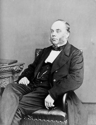 M0016359: Portrait of Robert Gardiner Hill (1811-1878)