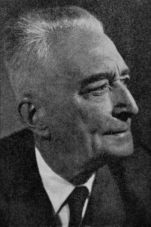 view Portrait of Rene Sand. From an obituary notice connected with the International Congress of Social Work, 1953. In the possession of Miss Burstein.