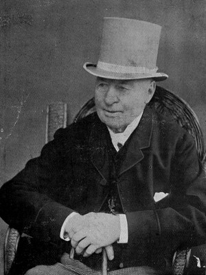 view Postcard, portrait of Dr.Abell