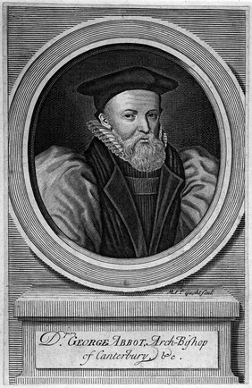 Portrait of George Abbot, Archbishop of Canterbury.