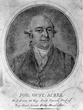 Johan Gustav Acrel. Mezzotint.