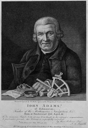 John Adams. Engraving by J.T. Smith, 1795.