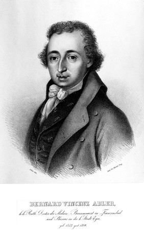 M0016603: Portrait of Bernard Vincenz Alder (1753-1810)
