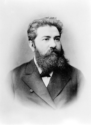 M0016656: Portrait of Hans Adler (fl.1880)