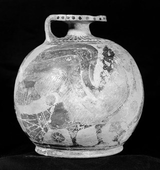 Aryballos, Corinthian, early 6th century B.C.