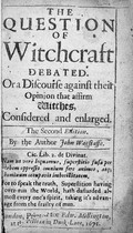 view John Wagstaffe,"The question of witchcraft"