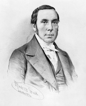 M0016715: Portrait of John Charles Weaver Lever (1811-1858)