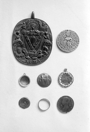 view Medals and coins, inc. Byznatine coin.