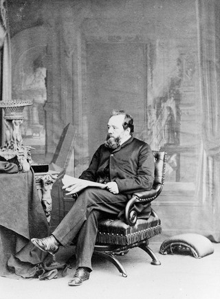 M0017015: Portrait of Edwin Lankester (1814-1874)