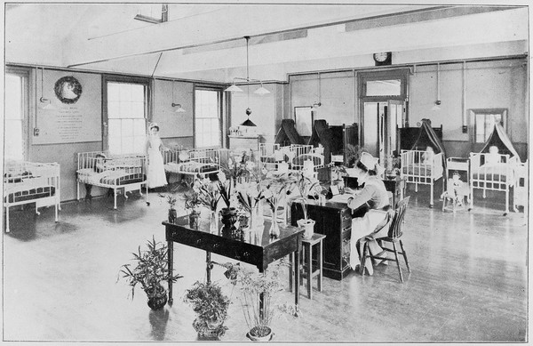 The West London Hospital, New Hull Ward for Children, 1907