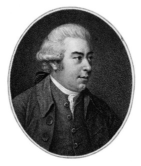 Portrait of Sir Joseph Banks, from a stipple by Ridley. From the impression in the extra-illustrated copy of Foot's Life of John Hunter.