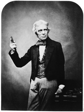 Michael Faraday. Photograph by Maull & Polyblank.