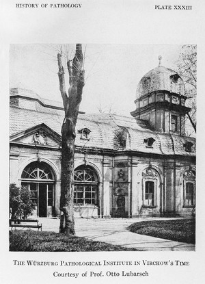 view Pathological institution, Wurzburg in Virchow's time
