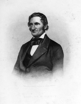 William Alexander Alcott; engraved for "fireside Lectures"