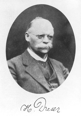M0017457: Portrait of Heinrich Dreser (1860-1924)