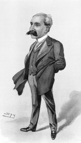 M0017561: Portrait of Sir Felix Semon (1849-1921)