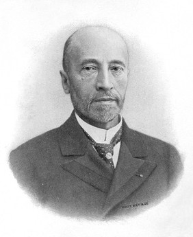 Portrait of Jacques Joseph Grancher, after a photograph by Benque