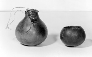 view Gourds containing curare.