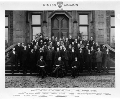 Group portrait at Edinburgh University