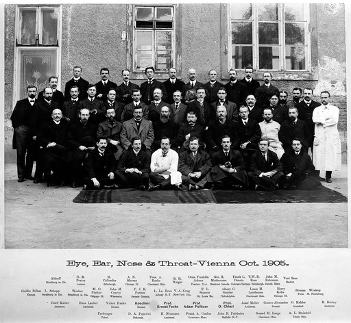 Vienna Group Portrait - Ear, Eye, Nose and Throat, 1905
