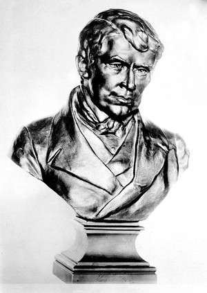 view Bronze bust A. Vinet by Mrs Byse