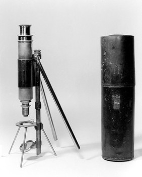 Baker's Traveller's microscope, circa 1860.