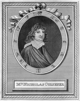 M0018181: Portrait of Nicholas Culpeper (1616-1654)