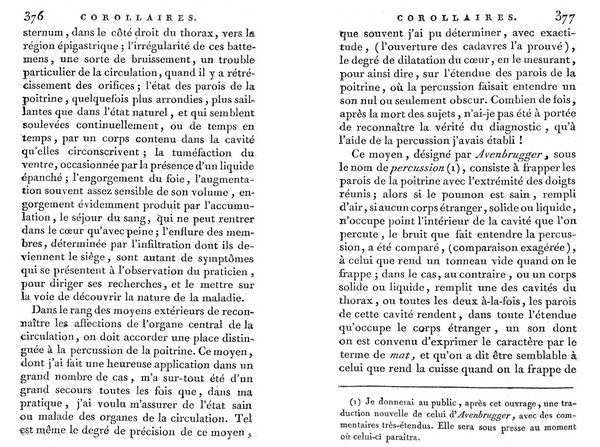 Essai sur les maladies et les lésions organiques du coeur et des gros vaisseaux. Extrait des leçons cliniques de J. N. Corvisart / Publié sous ses yeux par C.E. Horeau.