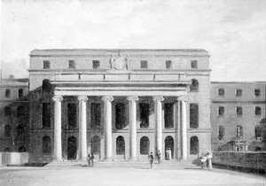 view Royal College of Surgeons, circa 1813. Compare with Sir Zachary Cope, the History of the Royal College of Surgeons of England, London 1959, figure 58.