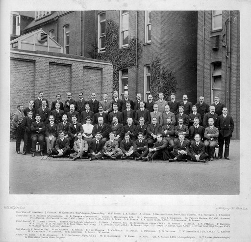 Group Portrait at the London School of Tropical Medicine.