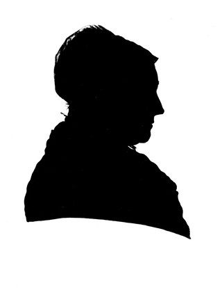 Silhouette of Lister's mathernal grandmother, Isabelle Harris