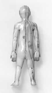Chinese and Japanese figures used in acupuncture and diagnosis.