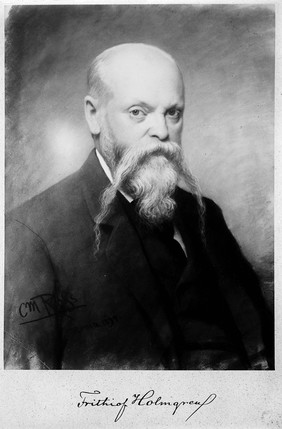 M0020260: Portrait of Alarik Frithiof Holmgren (1831-1897)