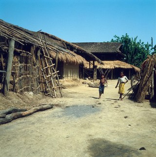 Nepal; village in the Rapti Valley, Terai, 1986